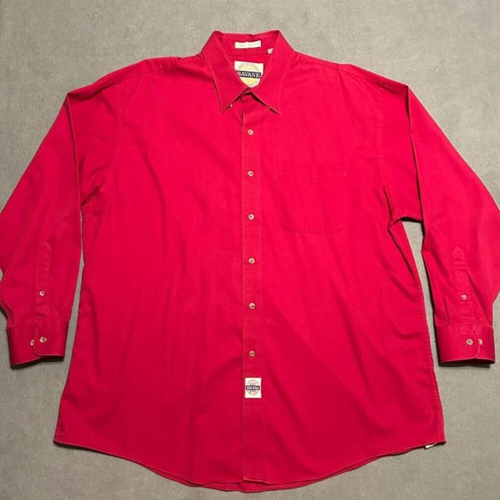 Unbranded Men's Red and Pink Shirt
